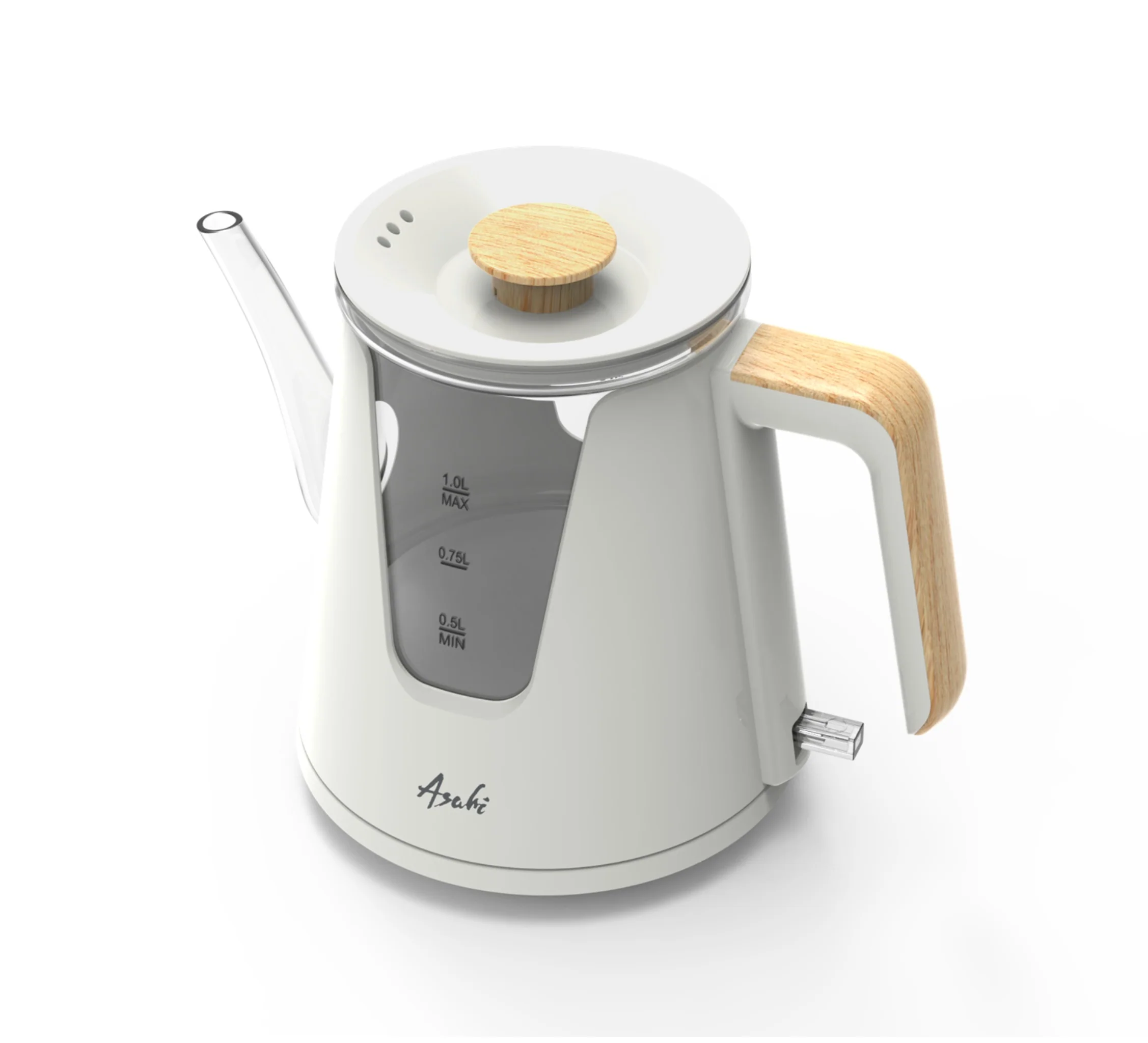 EK-101 ASAHI 1L WOODEN ELEC KETTLE - Image 2