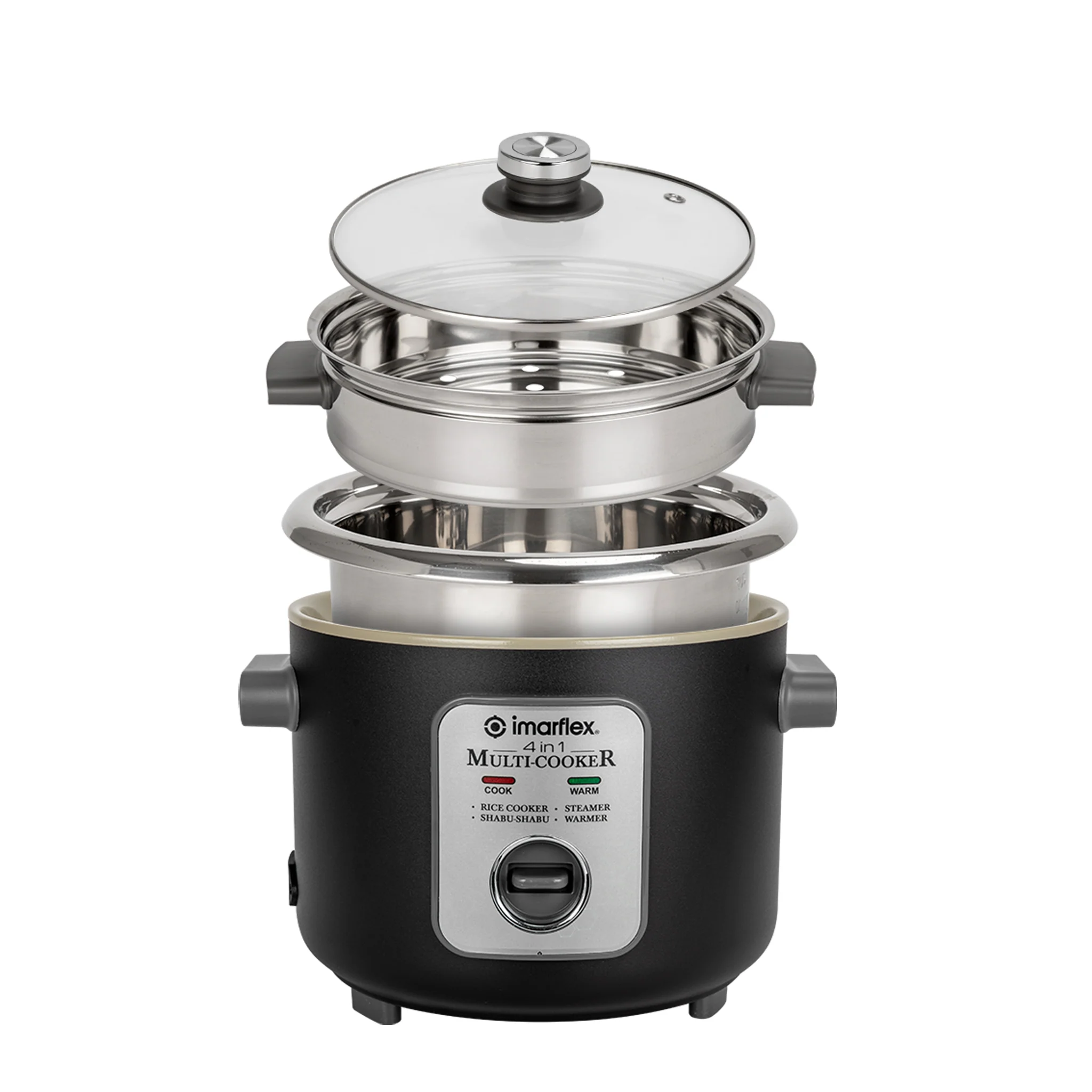 IRC-18LS IMARFLEX 1.8L 4-IN-1 BLK MULTI-COOKER - Image 3