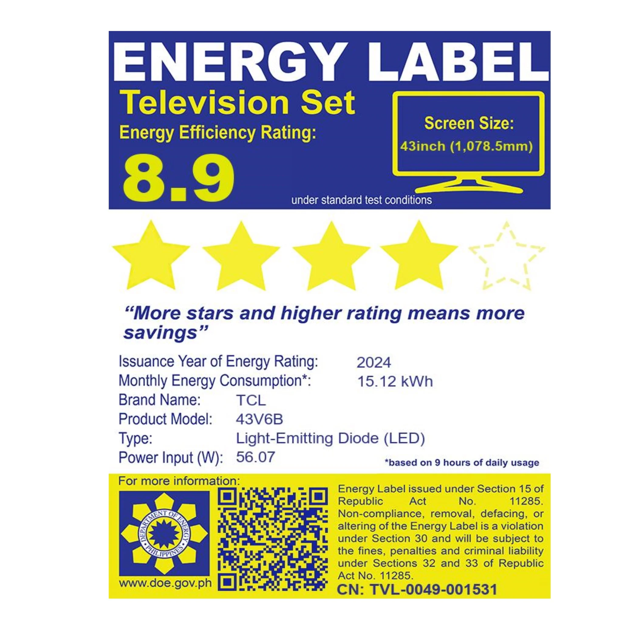 LED-43V6B TCL 43`` UHD 4K GOOGLE TV - Image 5