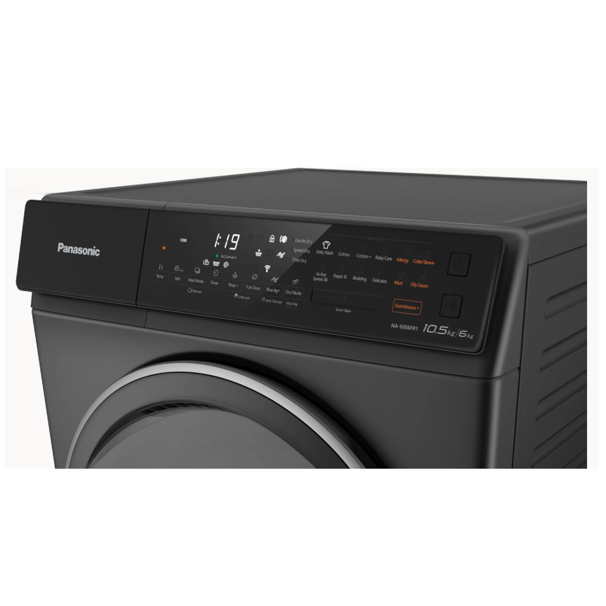 NA-S056FR1BP PANASONIC 10.5/6KG COMBI INV WM - Image 6